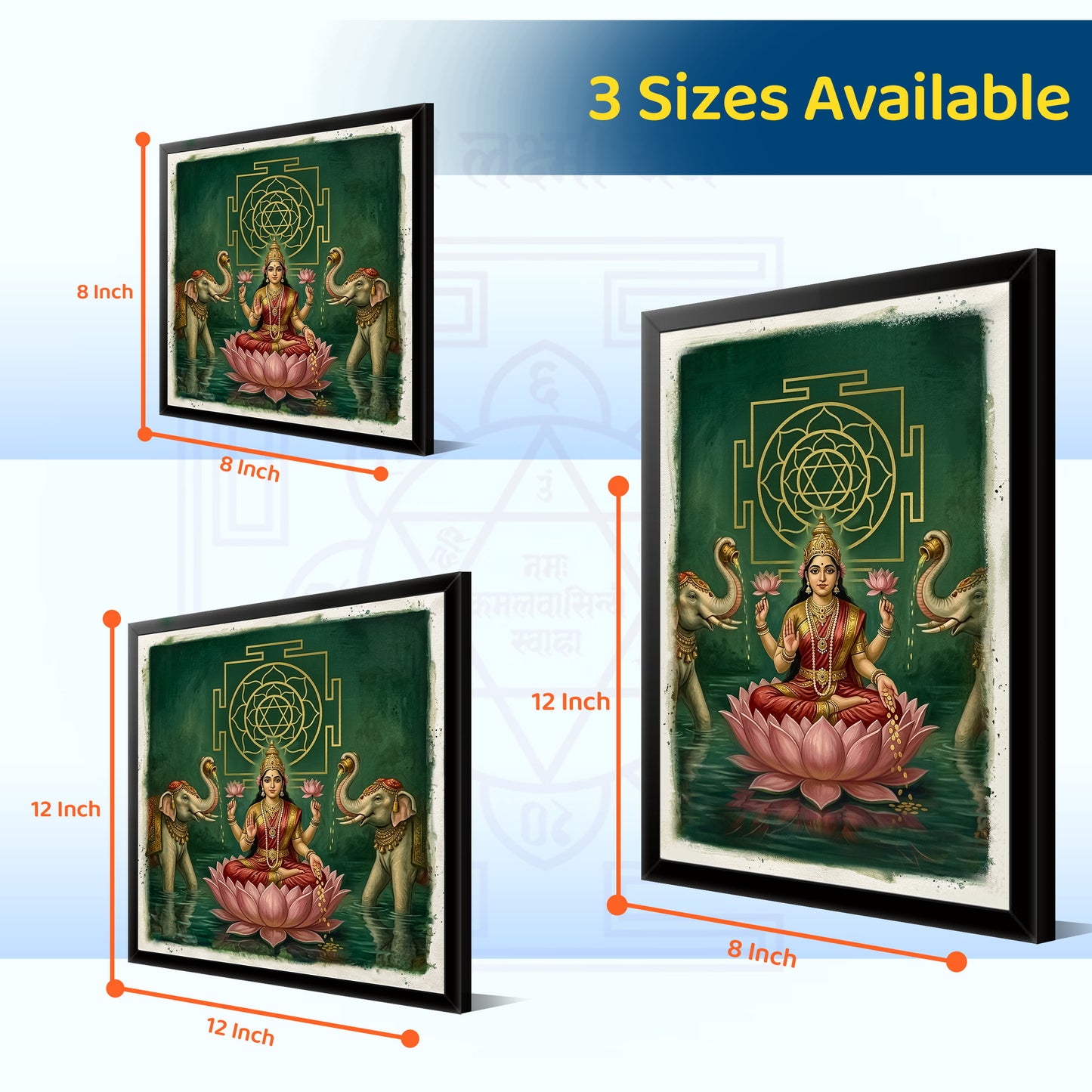 🪔 “लक्ष्मी यंत्र समृद्धि आर्ट फ्रेम”🪔