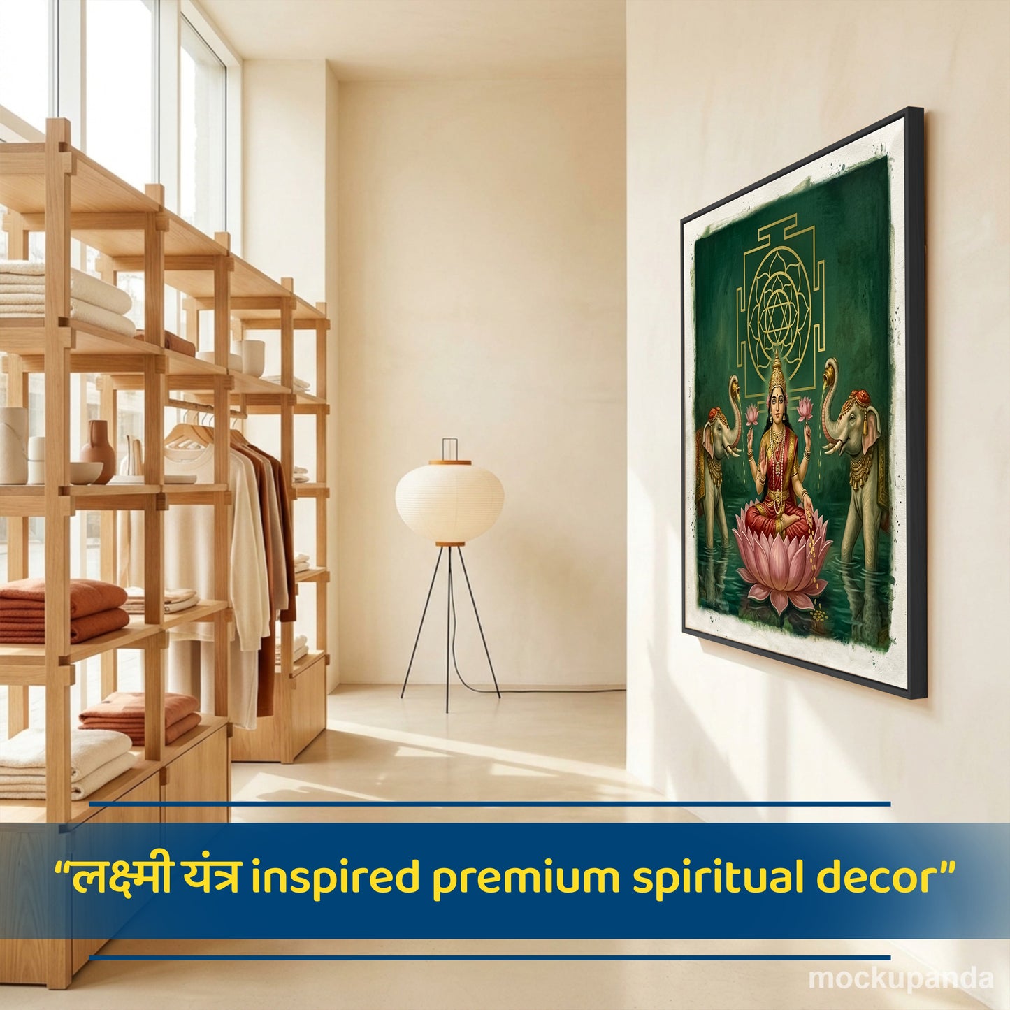 🪔 “लक्ष्मी यंत्र समृद्धि आर्ट फ्रेम”🪔